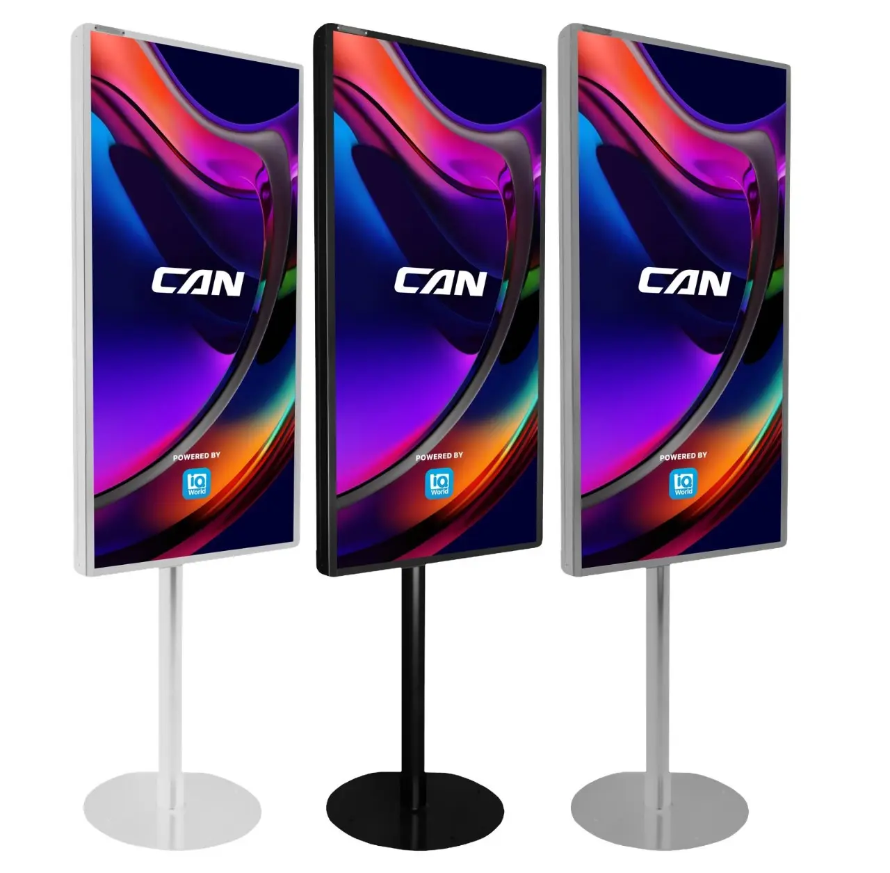 LED Display - CANLit Pro 4301 – 43” LED Digital Signage Displays with Toughened Glass & Built-in Media Editor