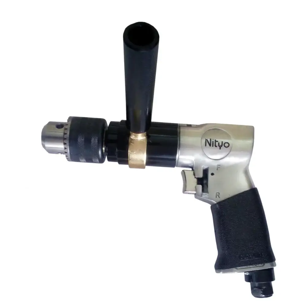 Nityo NI 3313 13mm Air Drill | 700 RPM | 3-Gear Heavy-Duty Pneumatic Tool